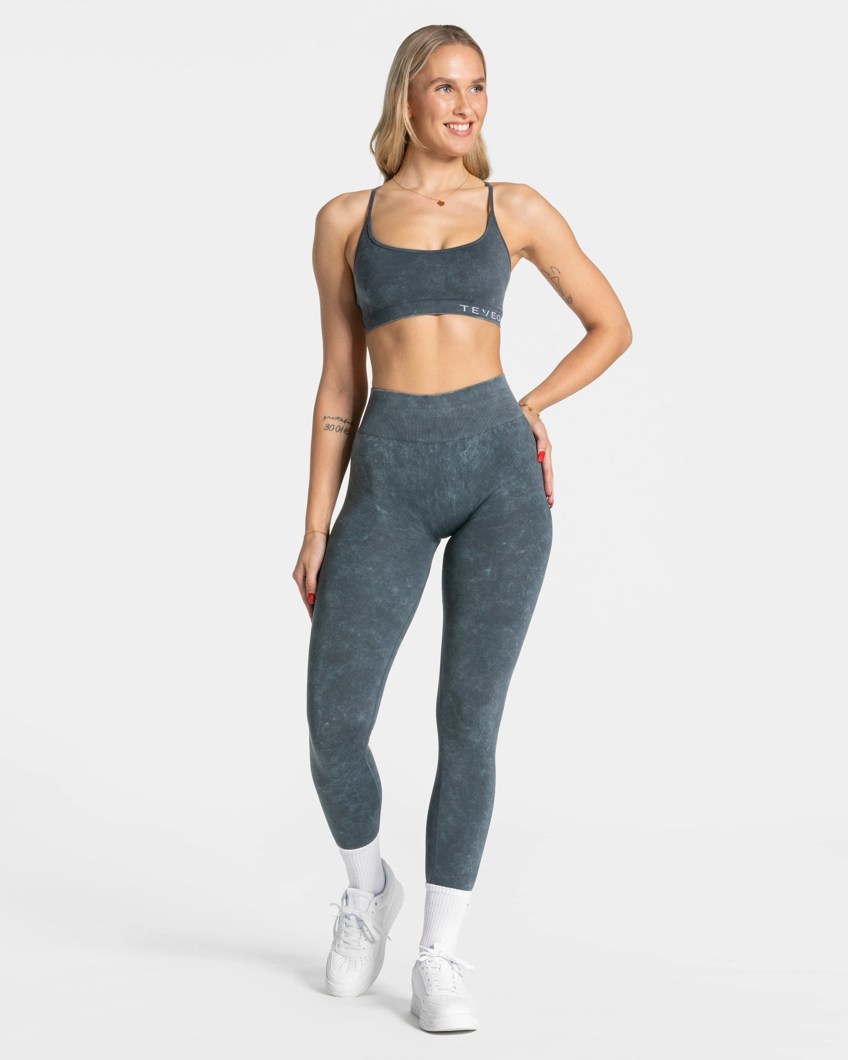 Acid Covert Scrunch Leggings "Navy"