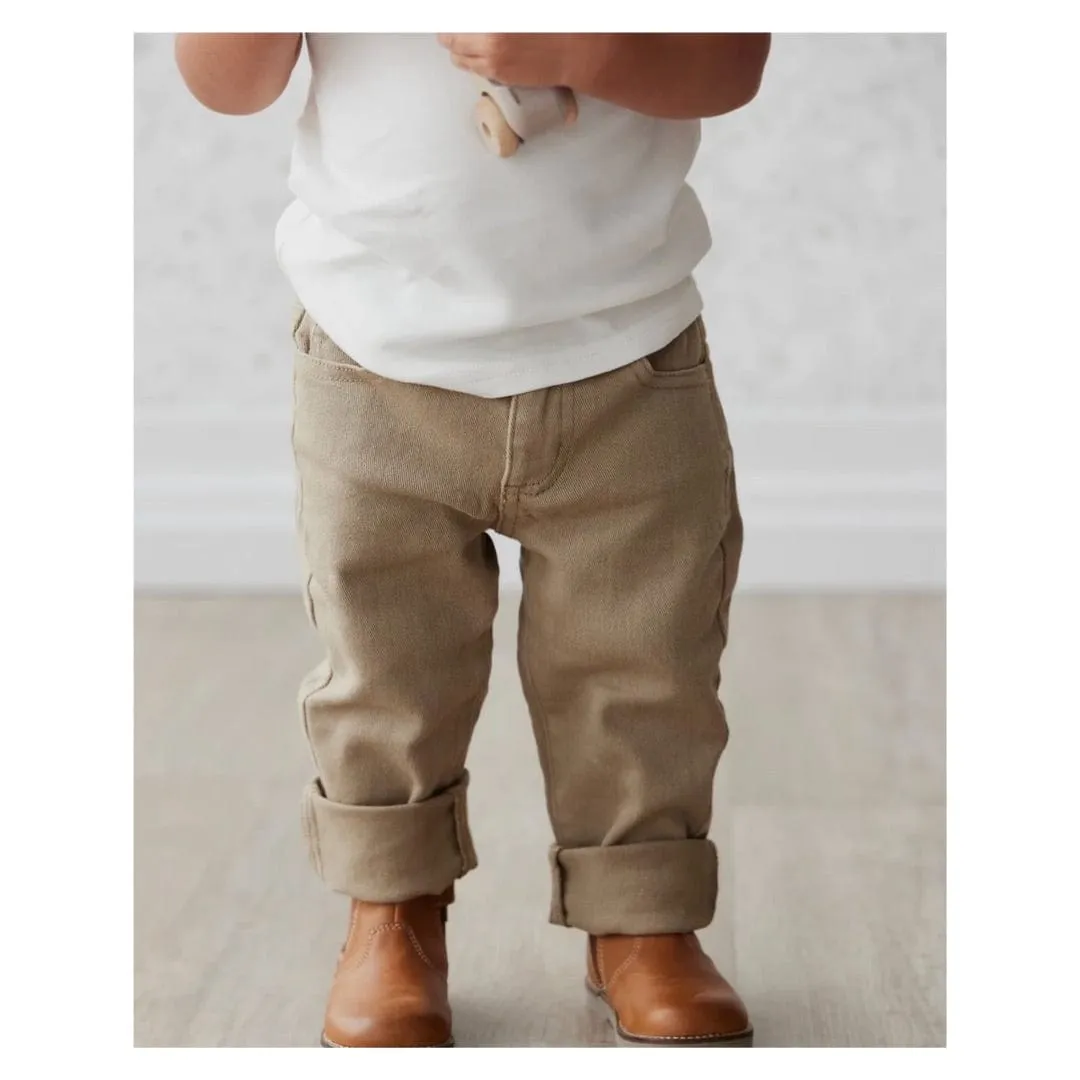 Austin Cotton Twill Pant - Woodsmoke