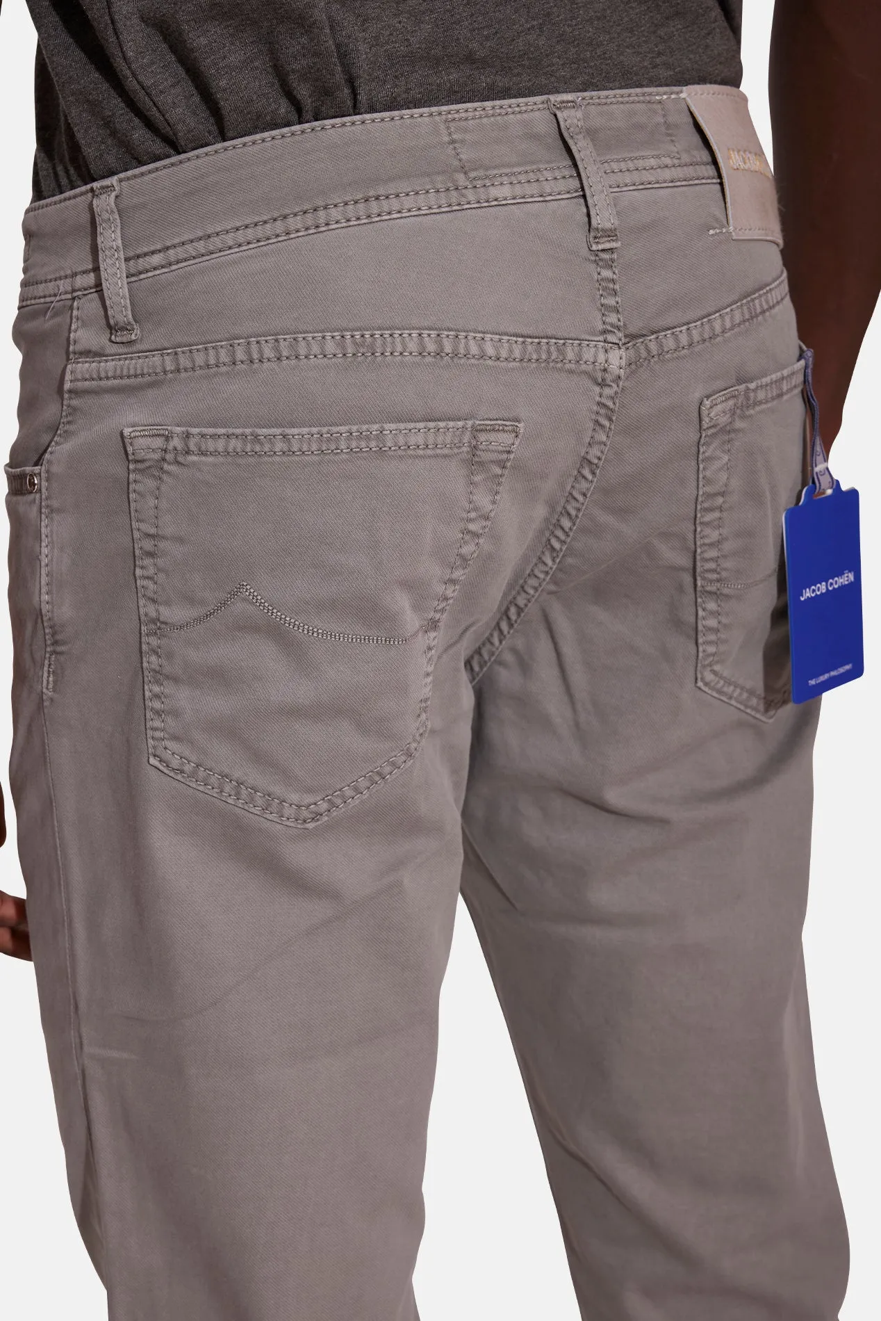 Bard Soft Stretch Twill 5 Pkt Thyme Grey
