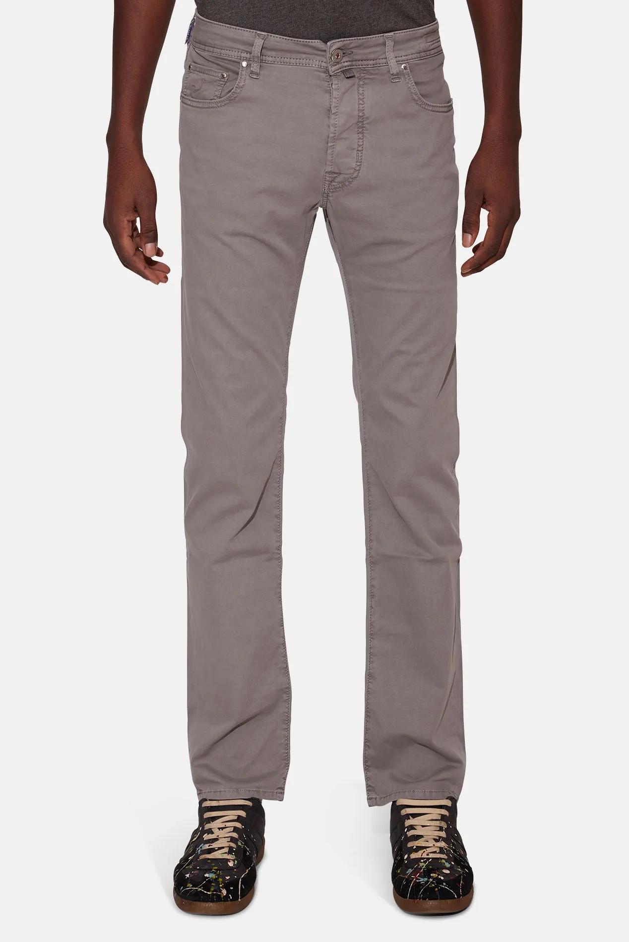 Bard Soft Stretch Twill 5 Pkt Thyme Grey