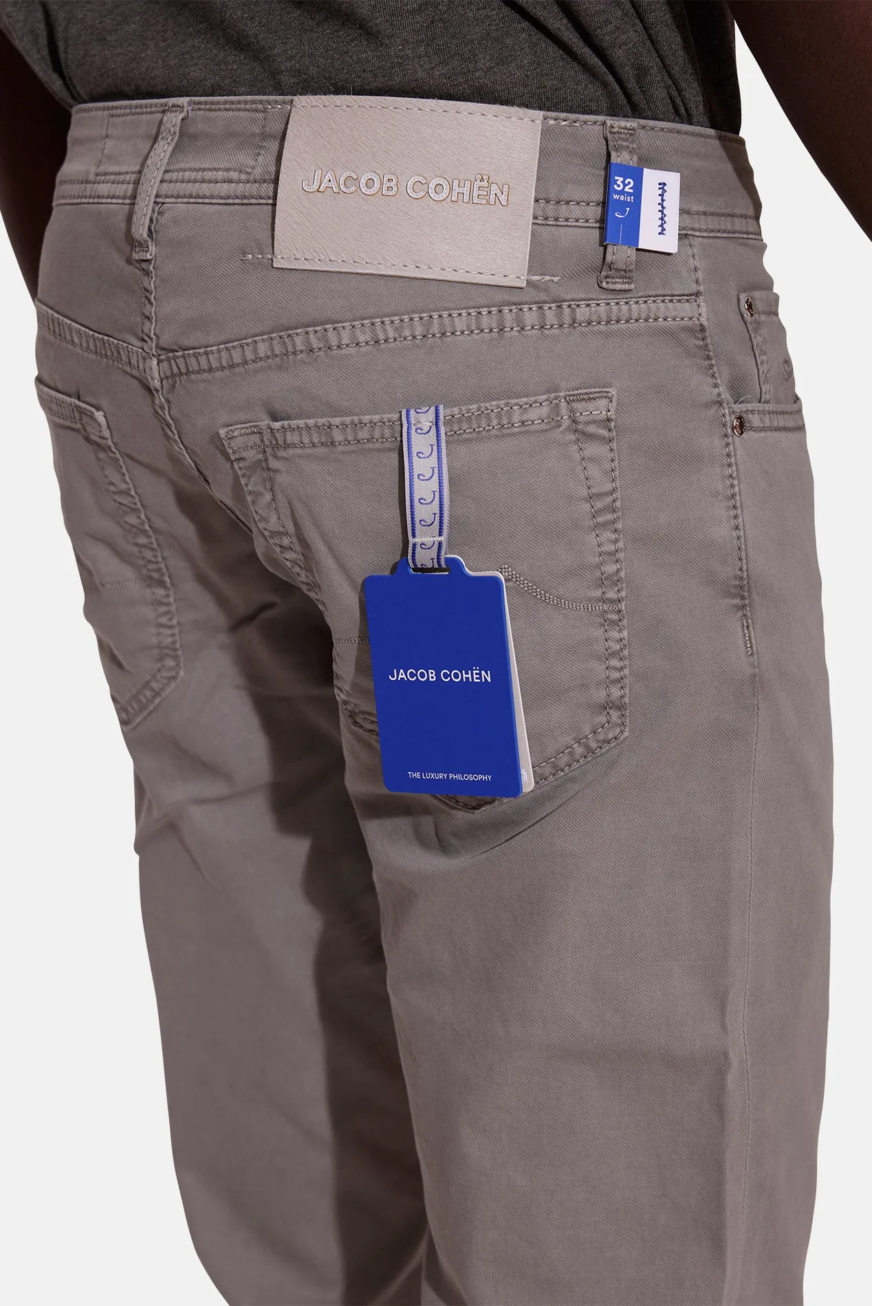 Bard Soft Stretch Twill 5 Pkt Thyme Grey