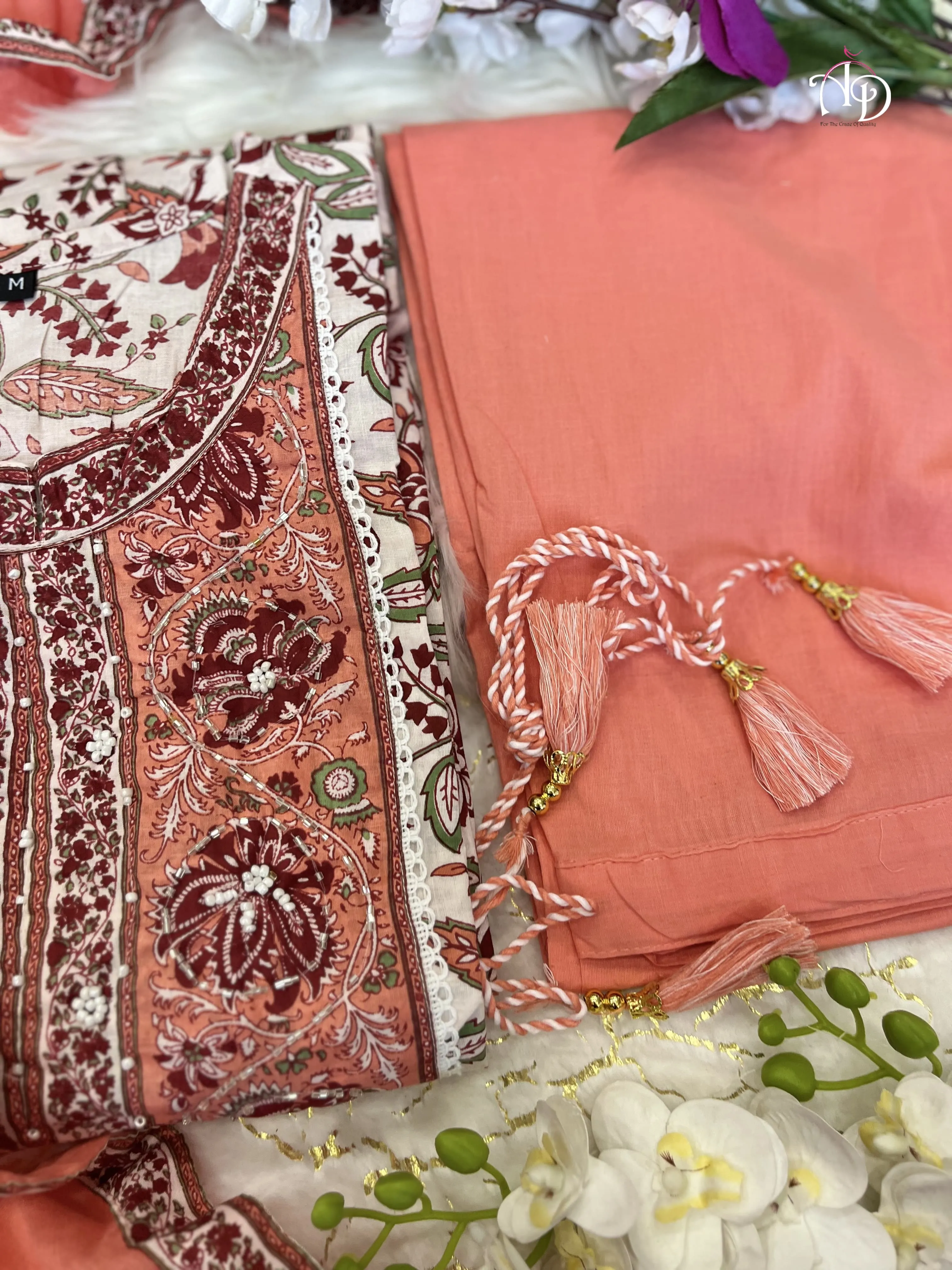Beautiful Designer Summer Special Soft Anarkali Cotton Salwar Suit