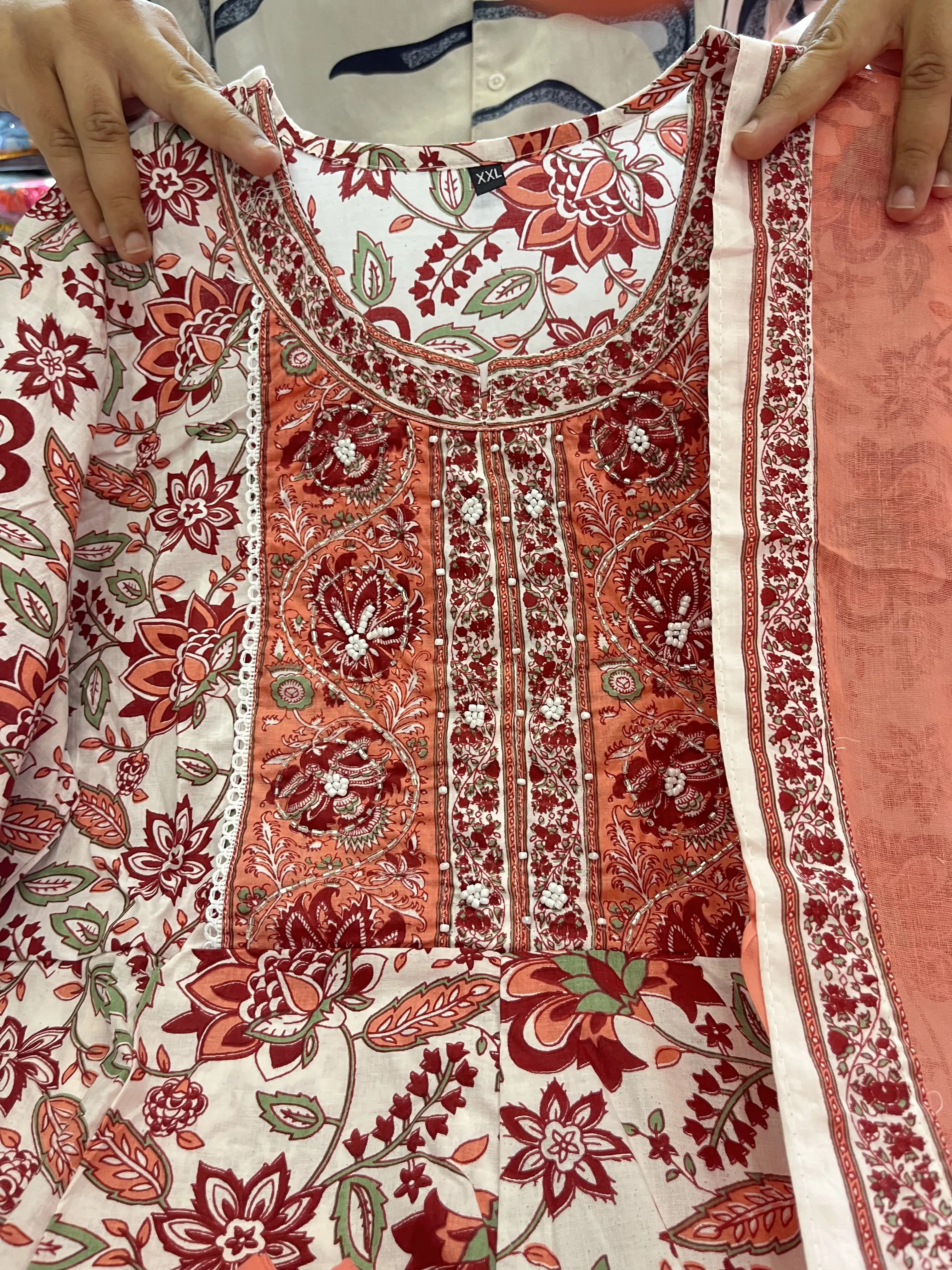 Beautiful Designer Summer Special Soft Anarkali Cotton Salwar Suit