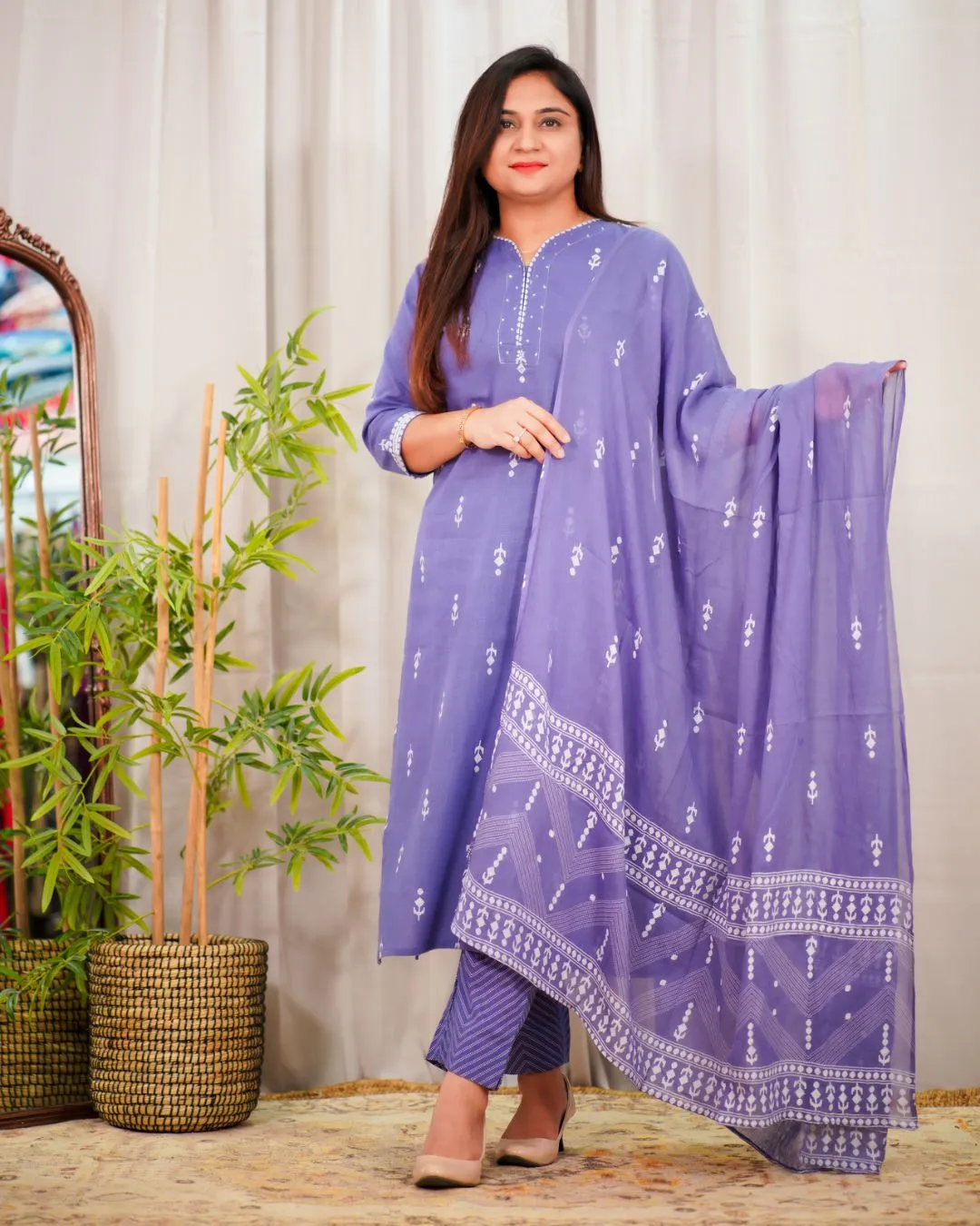Beautiful Designer Summer Special Soft Cotton Salwar Suit
