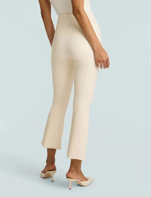 Commando Faux Leather Crop Flare Legging