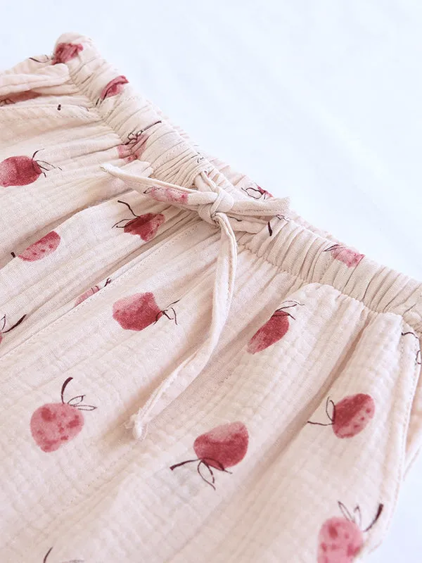 Cotton Printed Pajama Pants