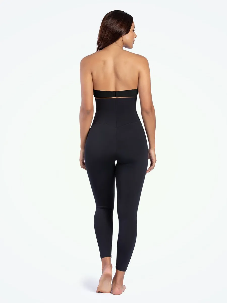 Curveez® High Waisted Shaping Black Leggings