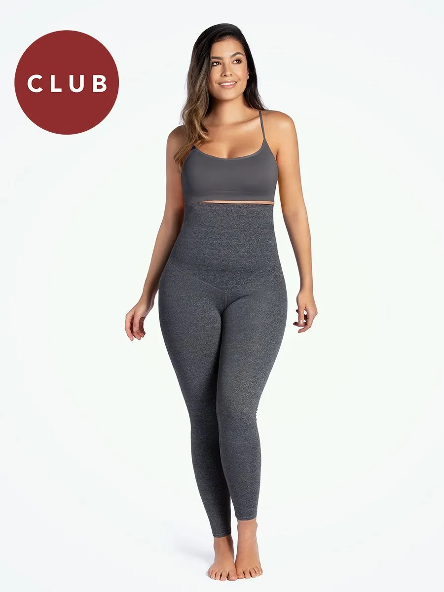 Curveez® High Waisted Shaping Grey Leggings