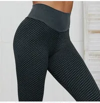 Grid Tights Yoga Pants Women Seamless High Waist Leggings Breathable Gym Fitness Push Up Clothing Girl Yoga Pant