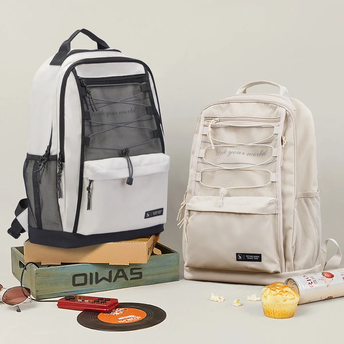 OIWAS Lightweight Casual Laptop Backpack