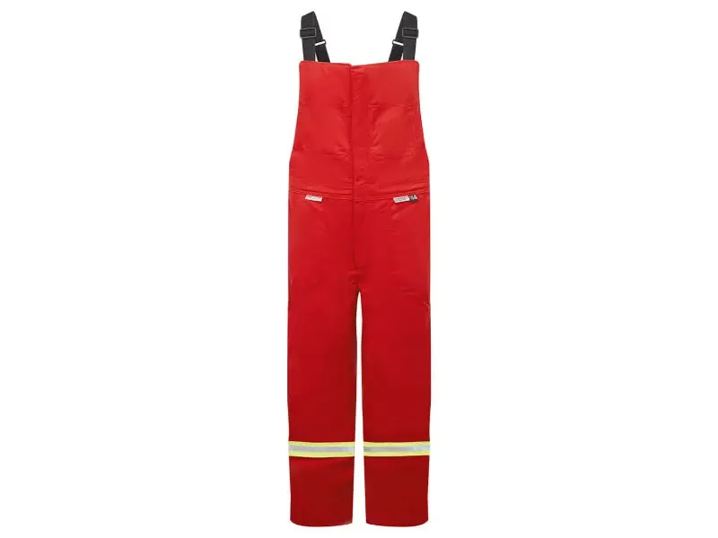 Portwest® Avenger 9 Oz Flame Resistant Insulated Bib Pants - Two Way Zipper - IAS3225