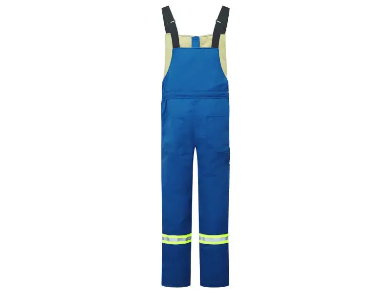 Portwest® Westex DH Antistat Flame Resistant Two-way Zipper Insulated Bib Pants - Royal Blue - IDHS225