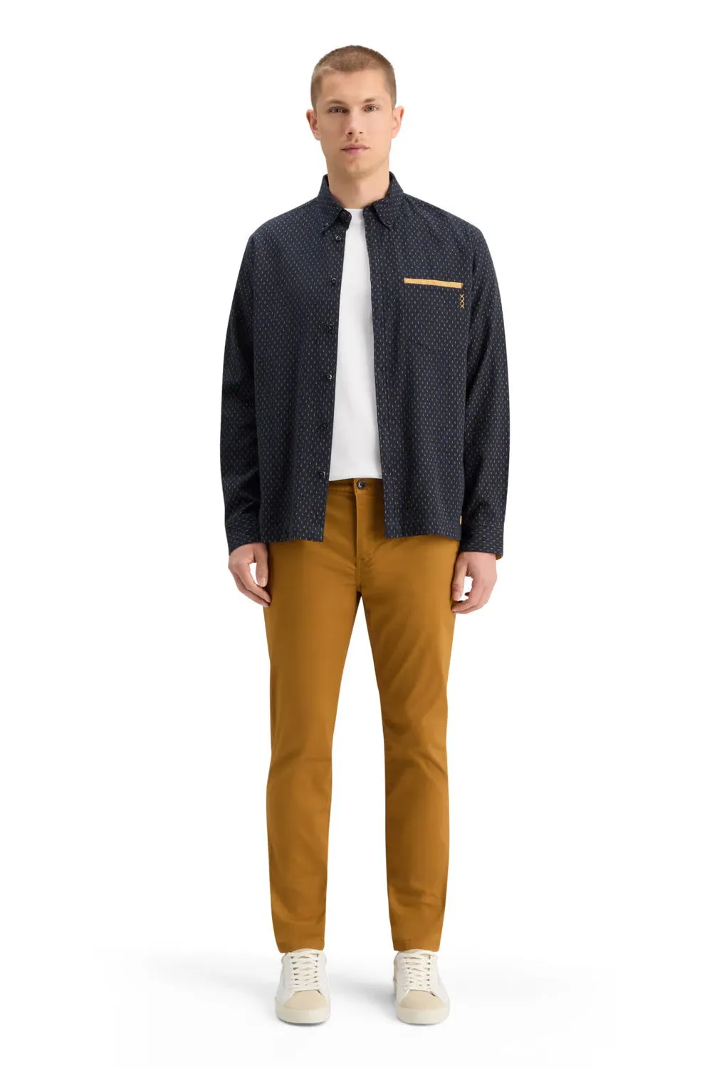 RELAXED FIT JACQUARD SHIRT Night