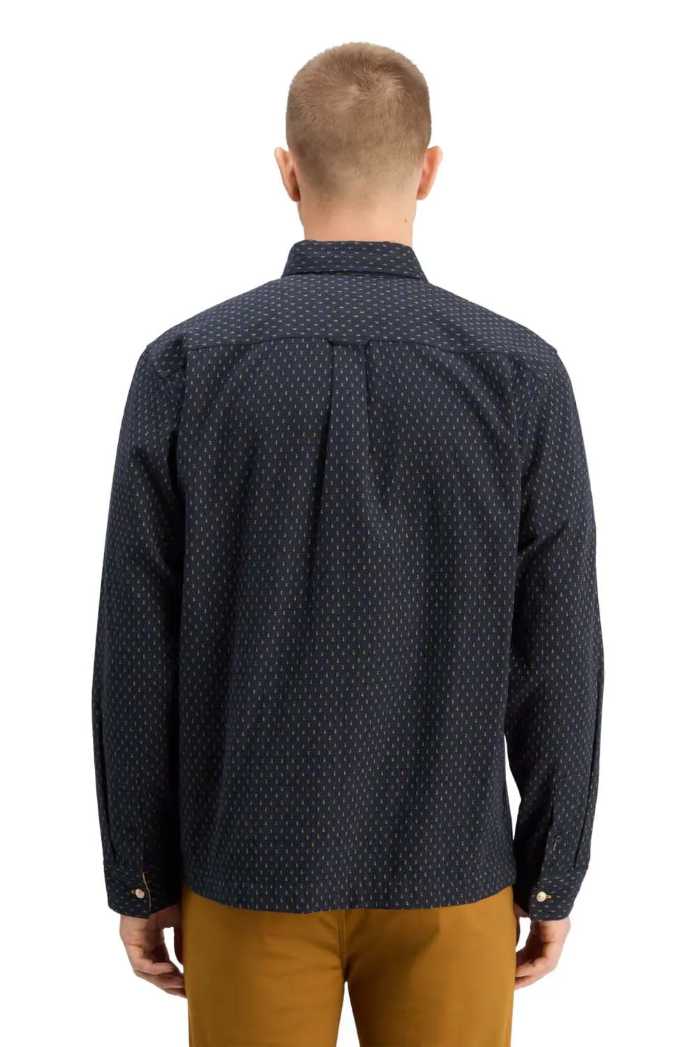 RELAXED FIT JACQUARD SHIRT Night