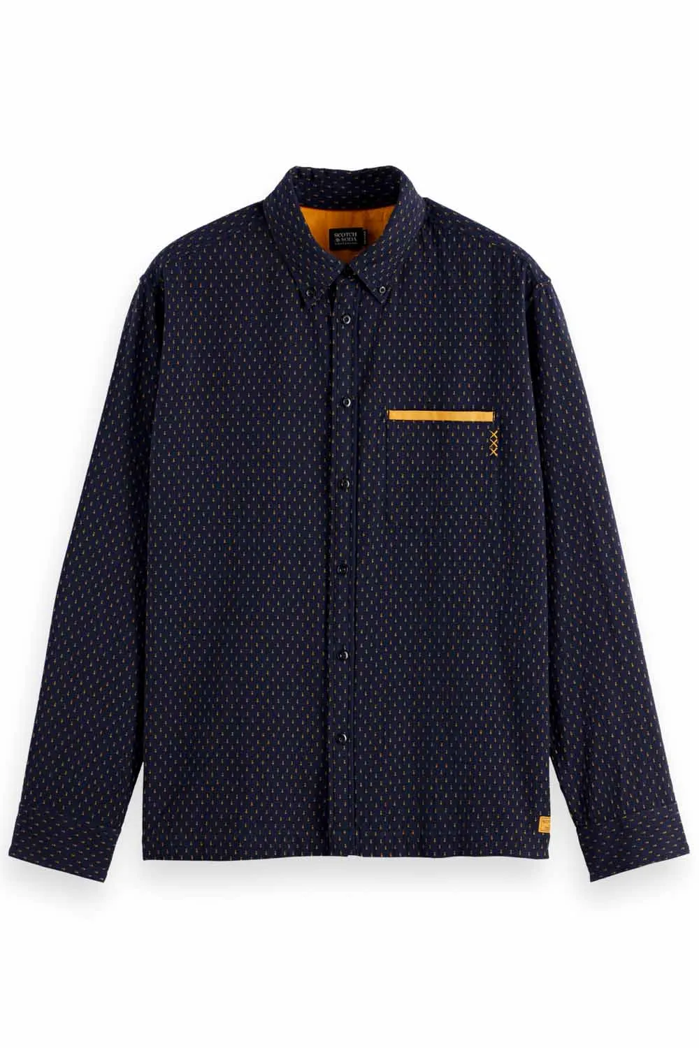 RELAXED FIT JACQUARD SHIRT Night