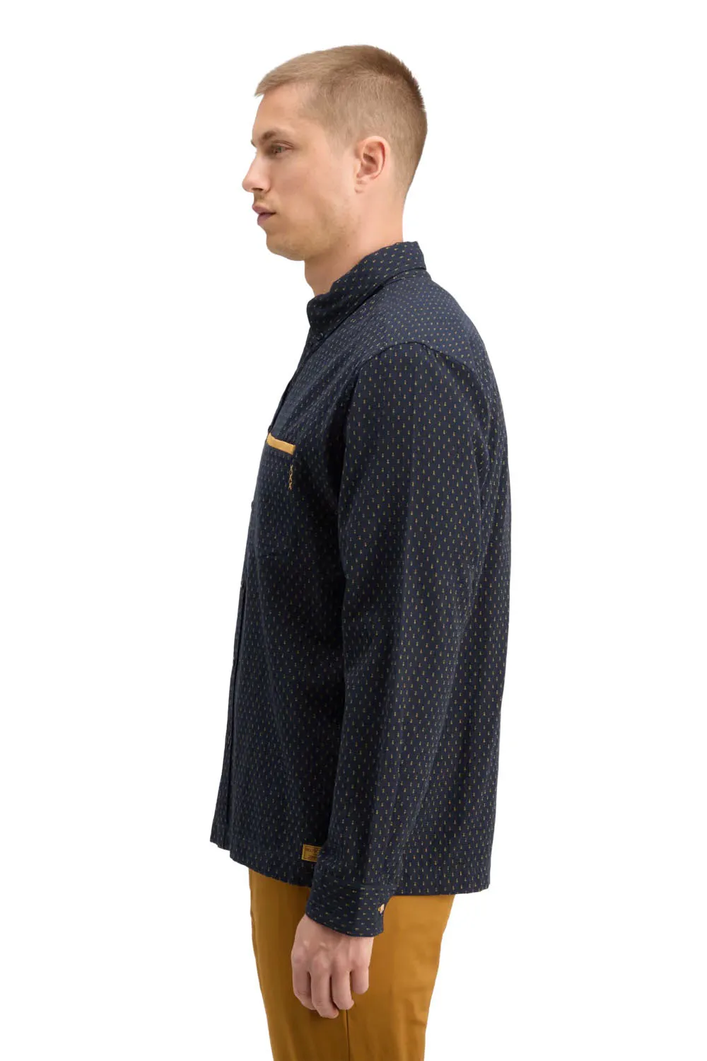 RELAXED FIT JACQUARD SHIRT Night