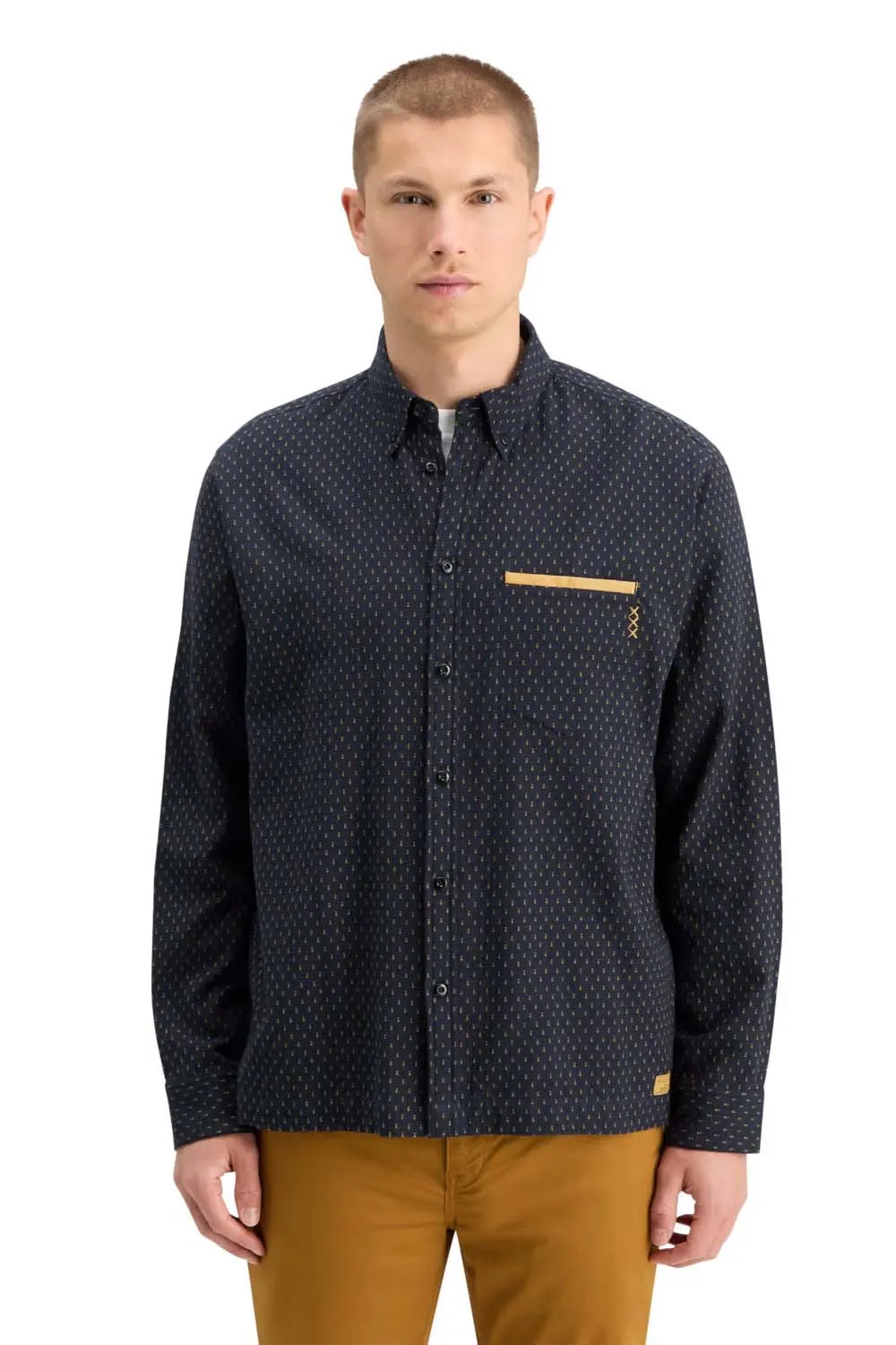 RELAXED FIT JACQUARD SHIRT Night