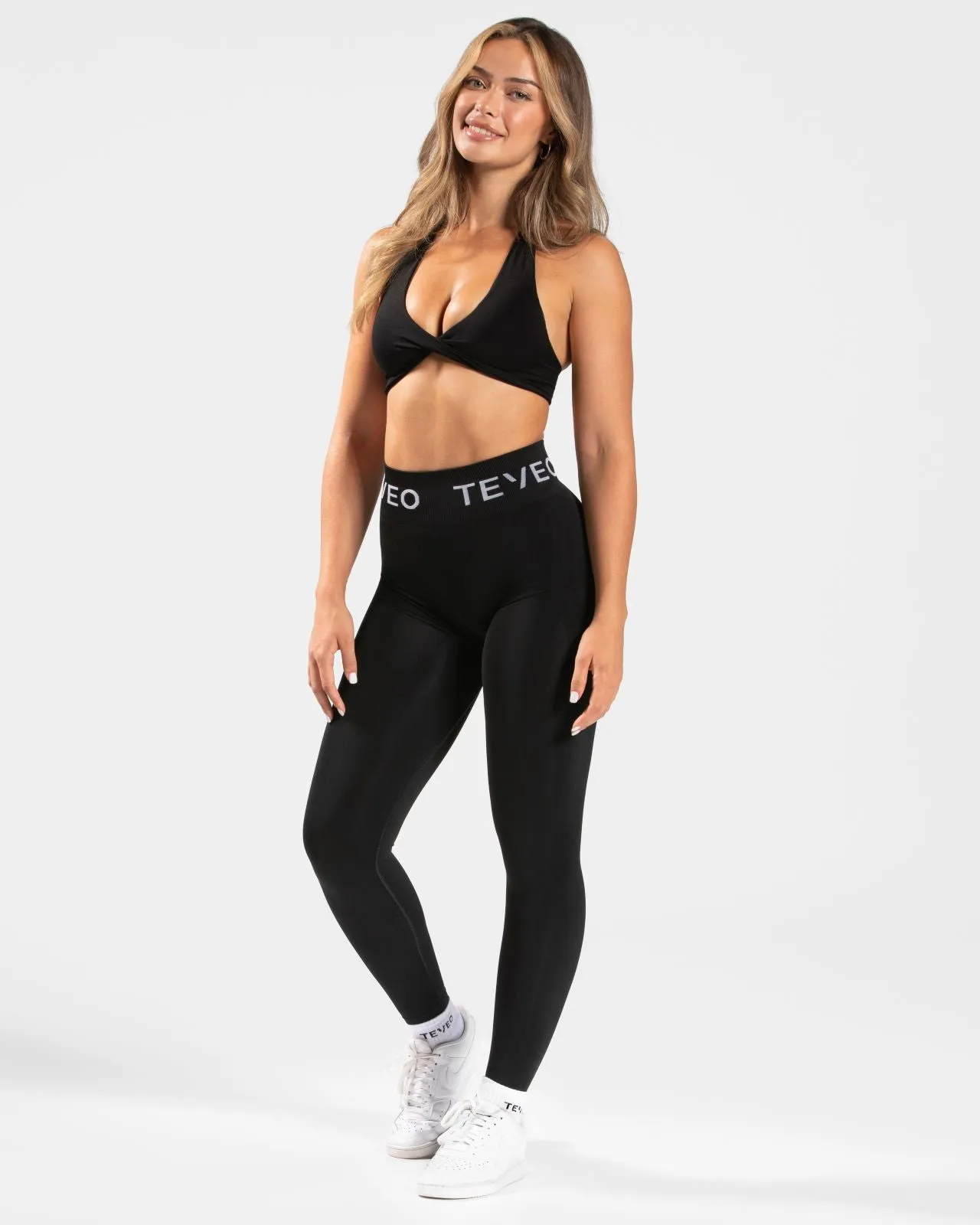 Signature Scrunch Leggings "Schwarz"