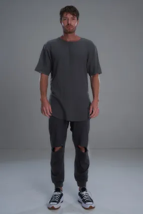 Split knee pants