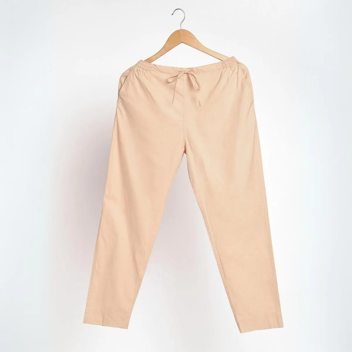 Women's Tapered Fit Kurti Pants | Breathable Fabric | Flesh Pink